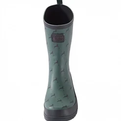 Almwalker Gummistiefel Hirschlein Damen (Oliv)