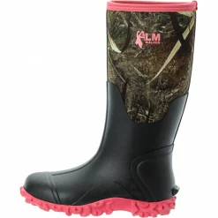 Almwalker Neoprenstiefel Fleur Damen (Schwarz/Camouflage/Pink)