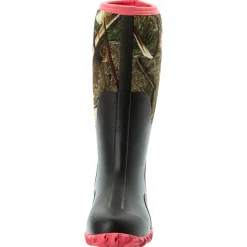Almwalker Neoprenstiefel Fleur Damen (Schwarz/Camouflage/Pink)
