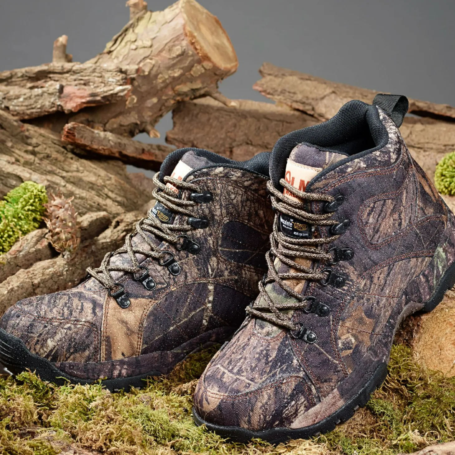 Almwalker Outdoorboots Deep Forest Herren (Camouflage)