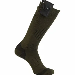 Almwalker Red Level Kniestrümpfe Feuerland Unisex, beheizbar (Oliv)