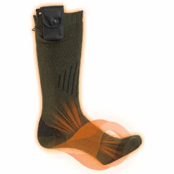 Almwalker Red Level Kniestrümpfe Feuerland Unisex, beheizbar (Oliv)