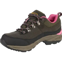 Almwalker Trekkingschuhe Ventura Pro Low Damen (Khaki/Pink)