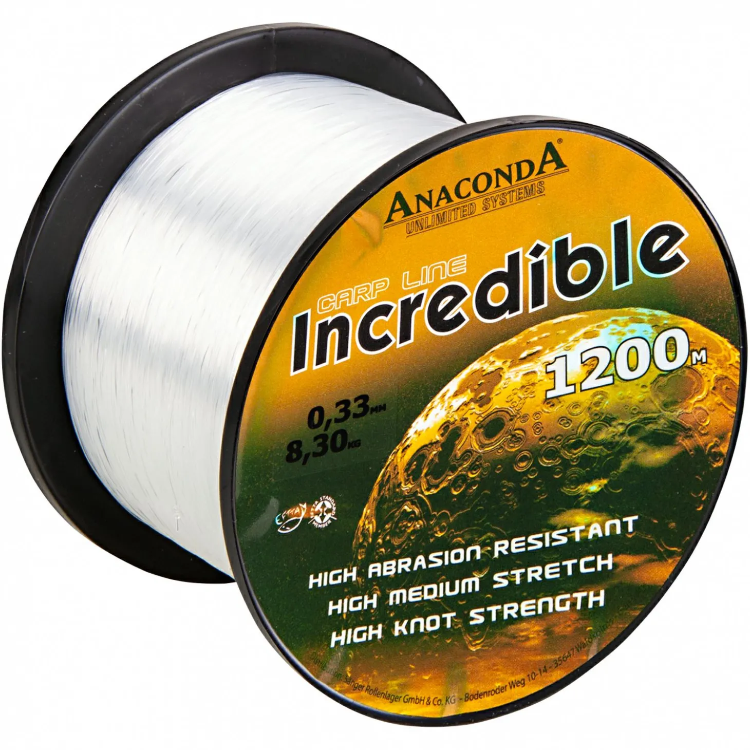 Anaconda Angelschnur Incredible Line (translucent white, 5.000 m)