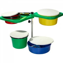 Anplast 4er Set Madendosen + faltbare Halterung