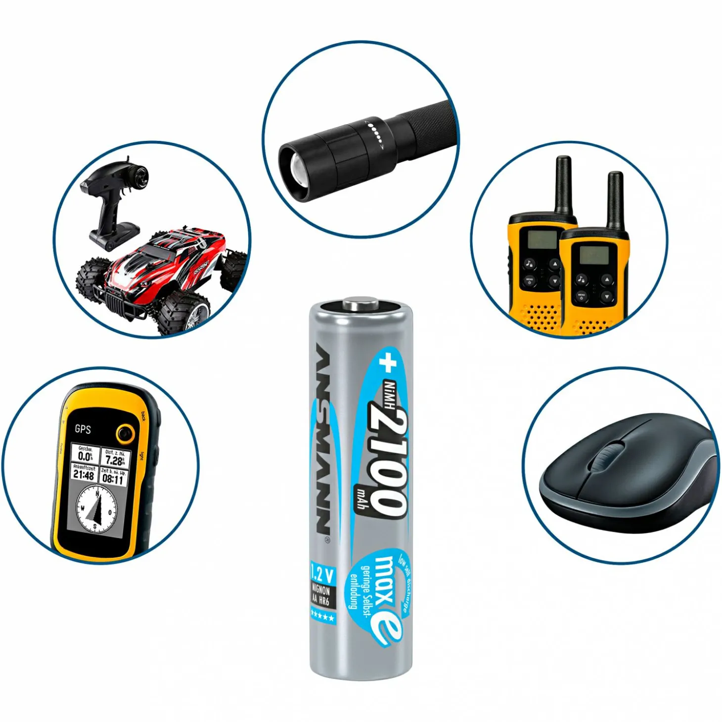 Ansmann Akkubatterie maxE Mignon (AA/HR6)