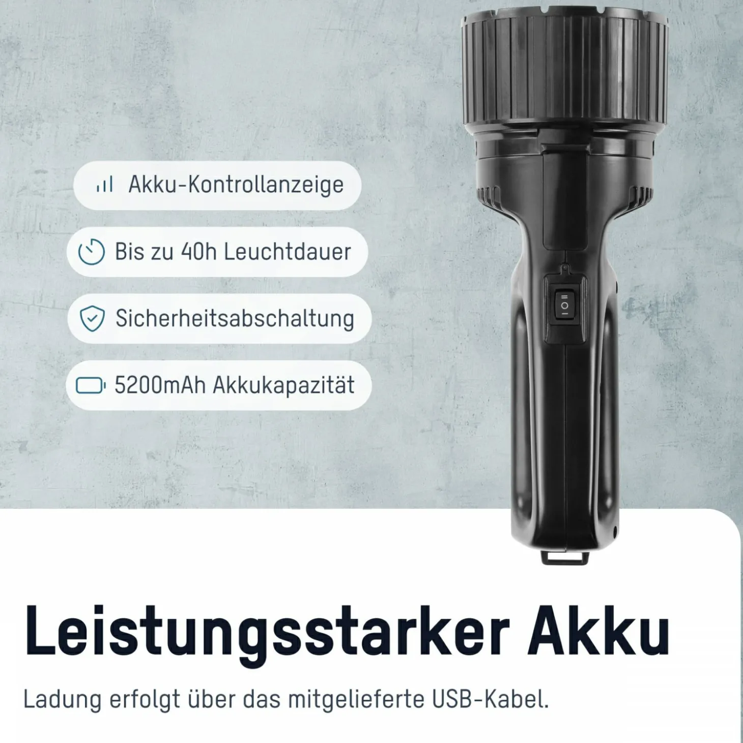 Ansmann Handscheinwerfer Future HS1000FR