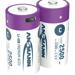 Ansmann Lithium Akku Baby C