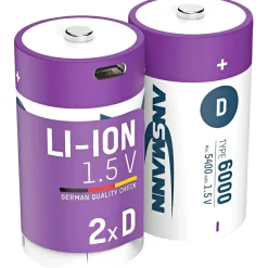 Ansmann Lithium Akku Mono D Typ 6000
