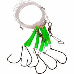 Aquantic Rotbarschsystem Circle Hook (fluogrün)