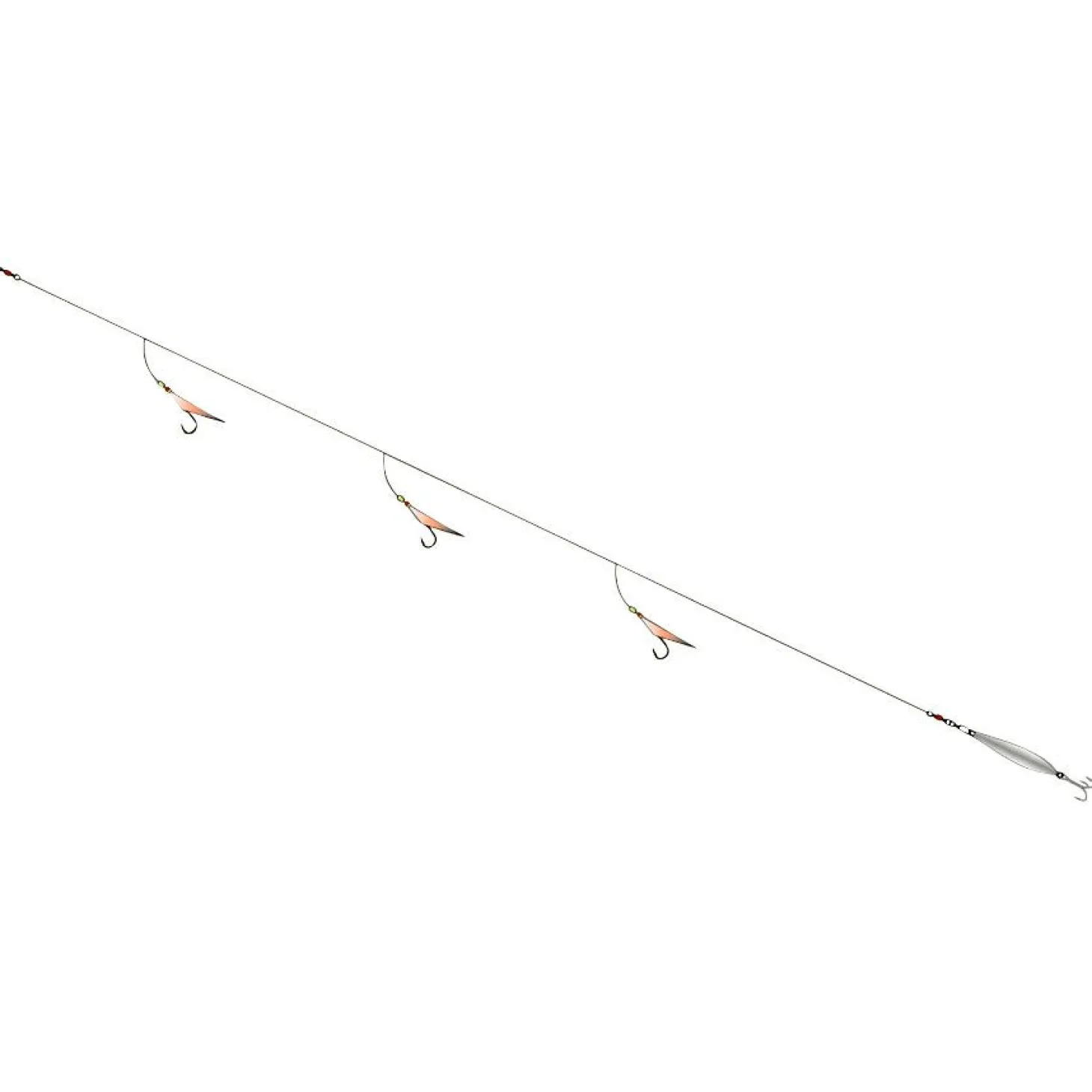 Balzer 71° North Dorsch- und Seelachs-System mit echter Fischhaut