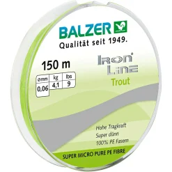Balzer Angelschnüre Iron Line (chartreuse)