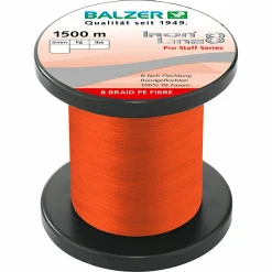 Balzer Angelschnur Iron Line 8 Pro Staff (rot, 1.500 m)