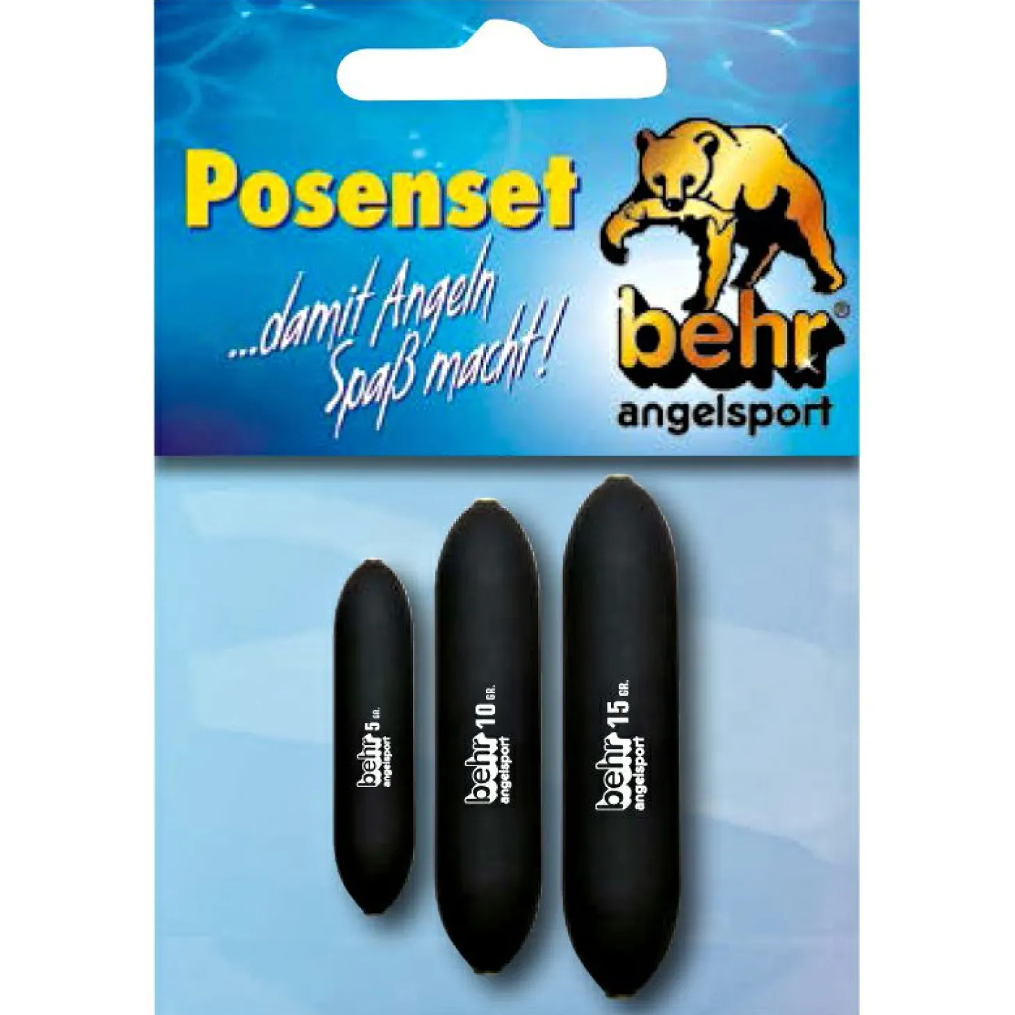 Behr Unterwasserposen Inline-Floater Set (schwarz)