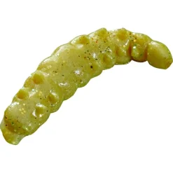 Berkley Powerbait Honey Worms (Garlic gelb)