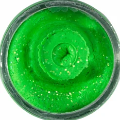 Berkley PowerBait® Natural Glitter Trout Bait (Garlic Spring Green Glitter)
