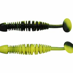 Berkley PowerBait Power Leech (Black/Sunshine Yellow)