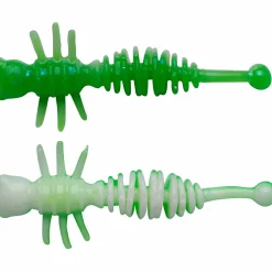 Berkley PowerBait Power Larvae (Spring Green/White)