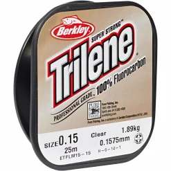 Berkley Vorfachmaterial Trilene Fluorocarbon Leader (transparent, 25 m)