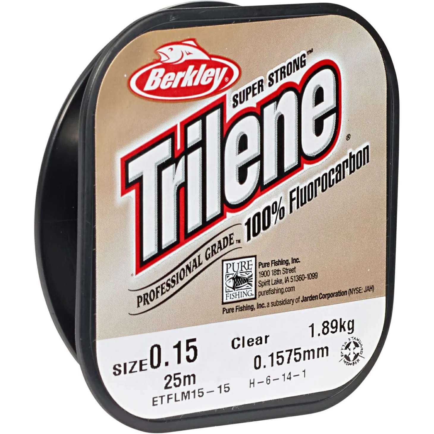 Berkley Vorfachmaterial Trilene Fluorocarbon Leader (transparent, 25 m)