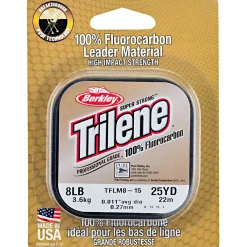 Berkley Vorfachmaterial Trilene Fluorocarbon Leader (transparent, 25 m)