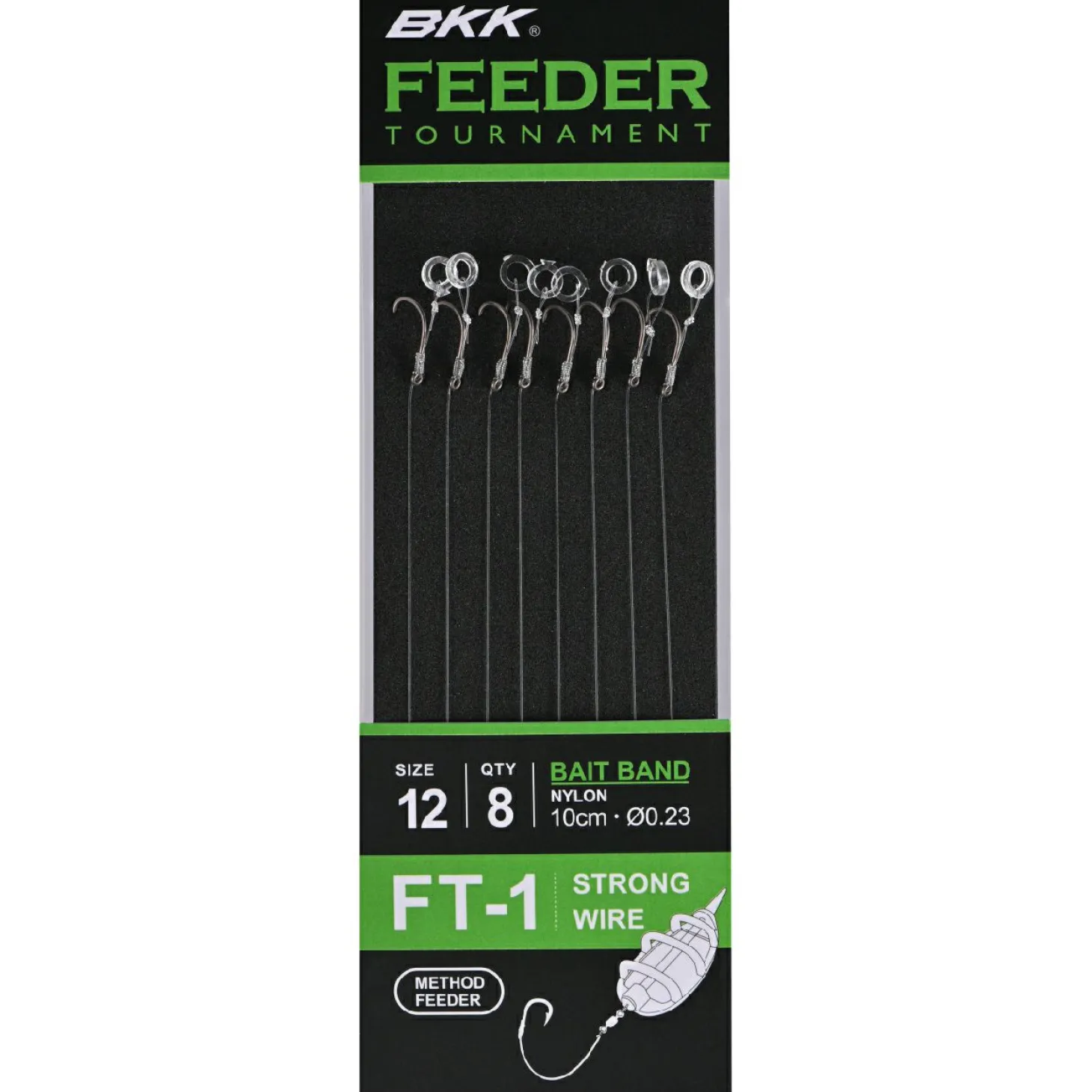 BKK Feeder Snelled FT-1 Bait Band Rig