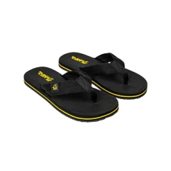 Black Cat Flip-Flops Slippers (Black/Yellow)