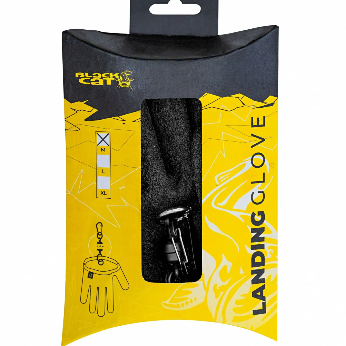 Black Cat Landing Glove (Black)