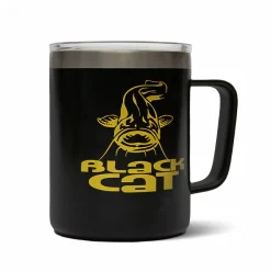 Black Cat Stainless Steel Thermal Mug