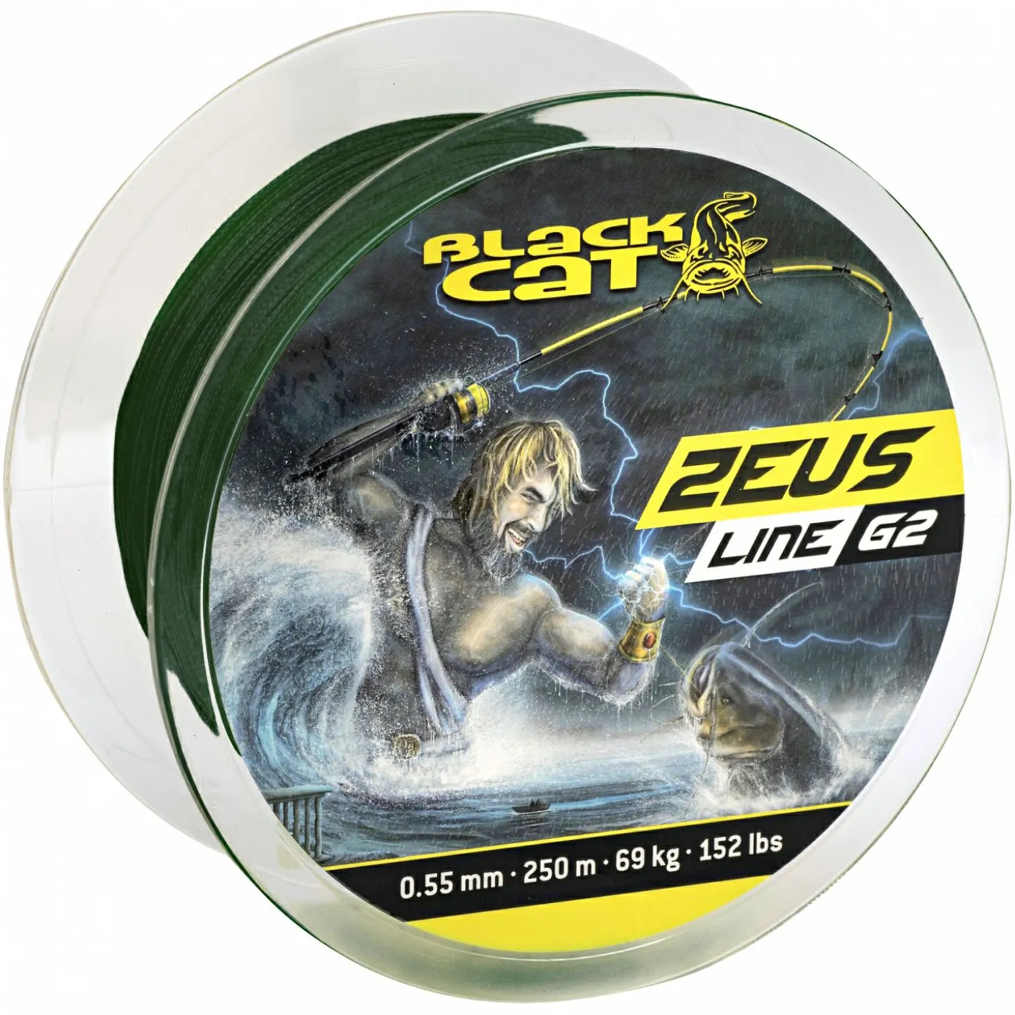 Black Cat Wallerschnur Zeus Line G2, 250 m