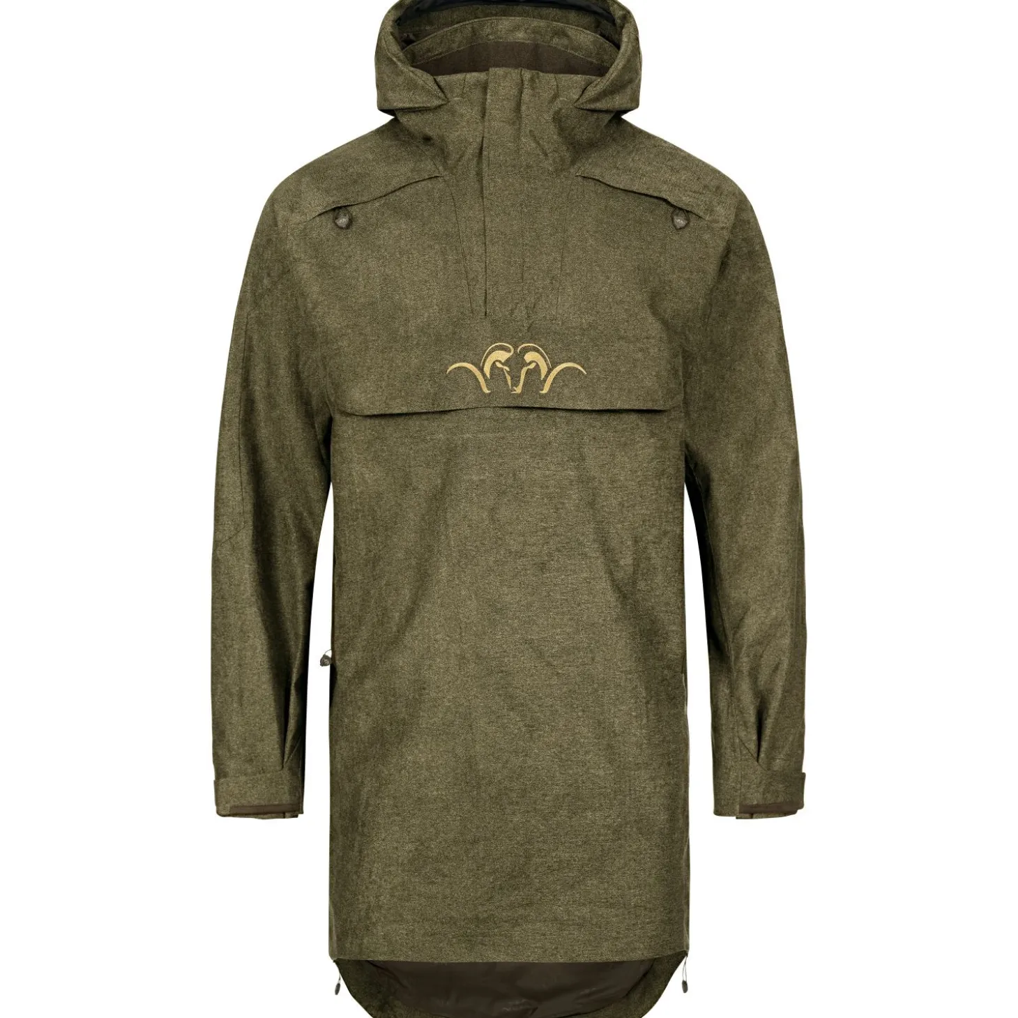 Blaser Laurent Smock Vintage Outdoorjacke Herren (Olive Mélange/Schwarz)