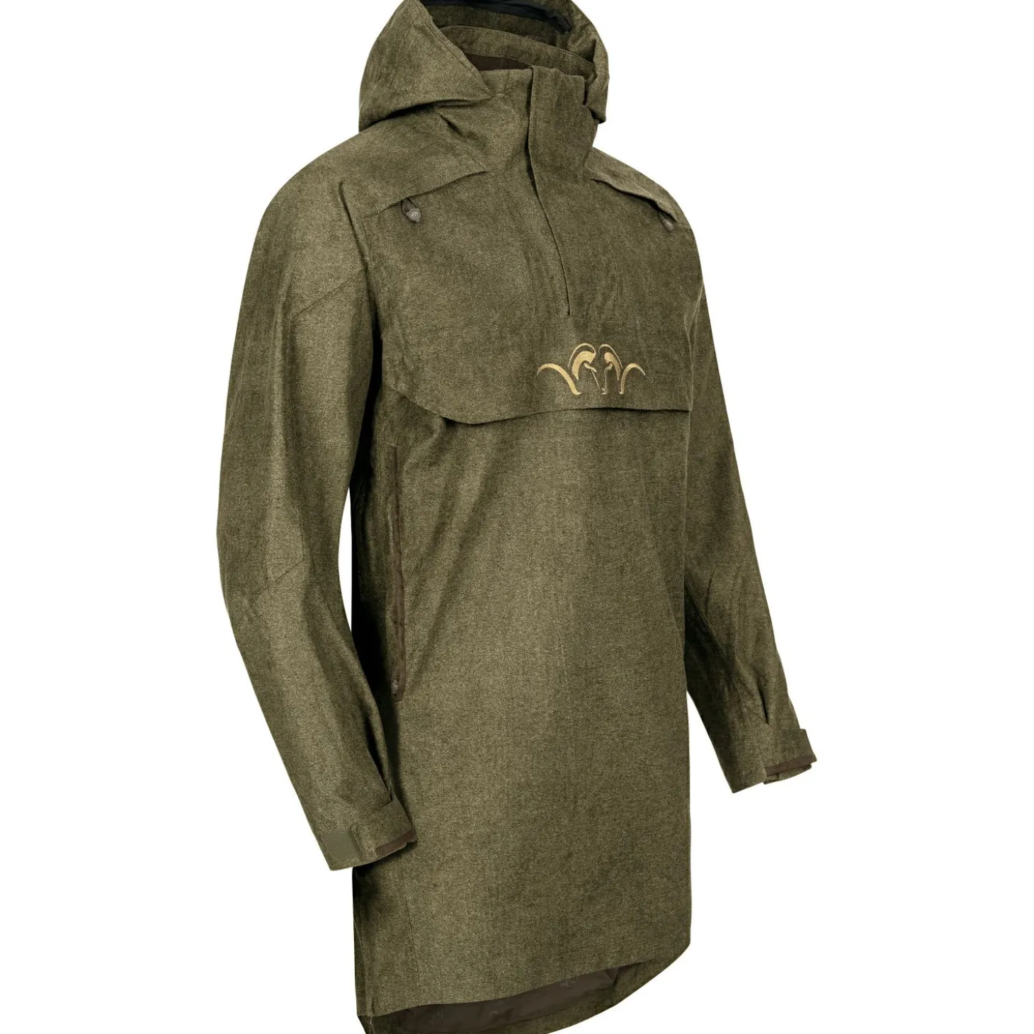 Blaser Laurent Smock Vintage Outdoorjacke Herren (Olive Mélange/Schwarz)