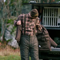 Blaser Top Heat Bib 2L Hose Herren (Olive Mélange/Schwarz)