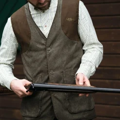 Blaser Wing Weste Vintage Herren (Olive Mélange/Schwarz)