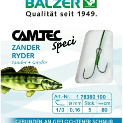 Camtec Ryderhaken mit geflochtener Schnur