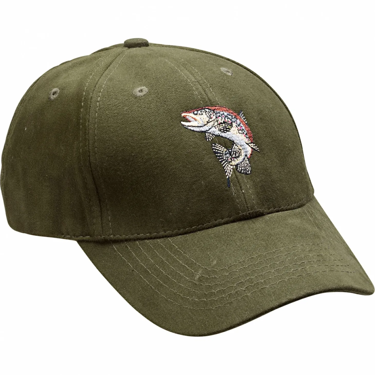 Cap "Bachforelle" Unisex (Oliv)