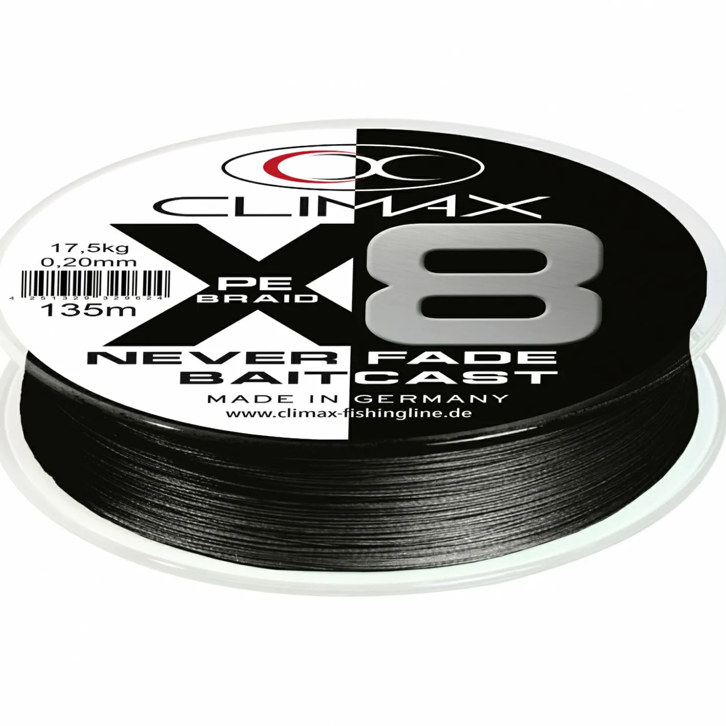 Climax PE X8 Neverfade Baidcast (schwarz)