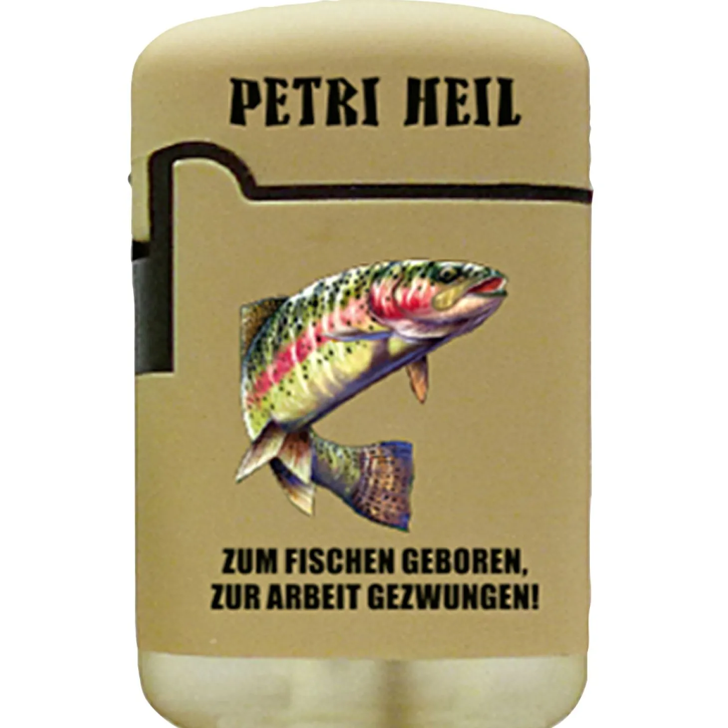 Curly & Smooth Feuerzeug Easy Touch Forelle