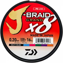 Daiwa Angelschnur J-Braid Grand X8 (multi-color, 150 m)