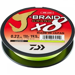 Daiwa Angelschnur J-Braid Grand X8 (chartreuse, 270 m)