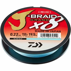 Daiwa Angelschnur J-Braid Grand X8 (blau, 135 m)