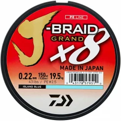Daiwa Angelschnur J-Braid Grand X8 (blau, 135 m)