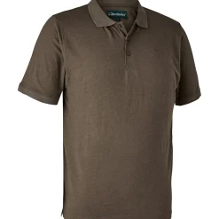 Deerhunter Gunnar Polo Hemd Herren (Brown Leaf Melange)