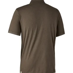 Deerhunter Gunnar Polo Hemd Herren (Brown Leaf Melange)