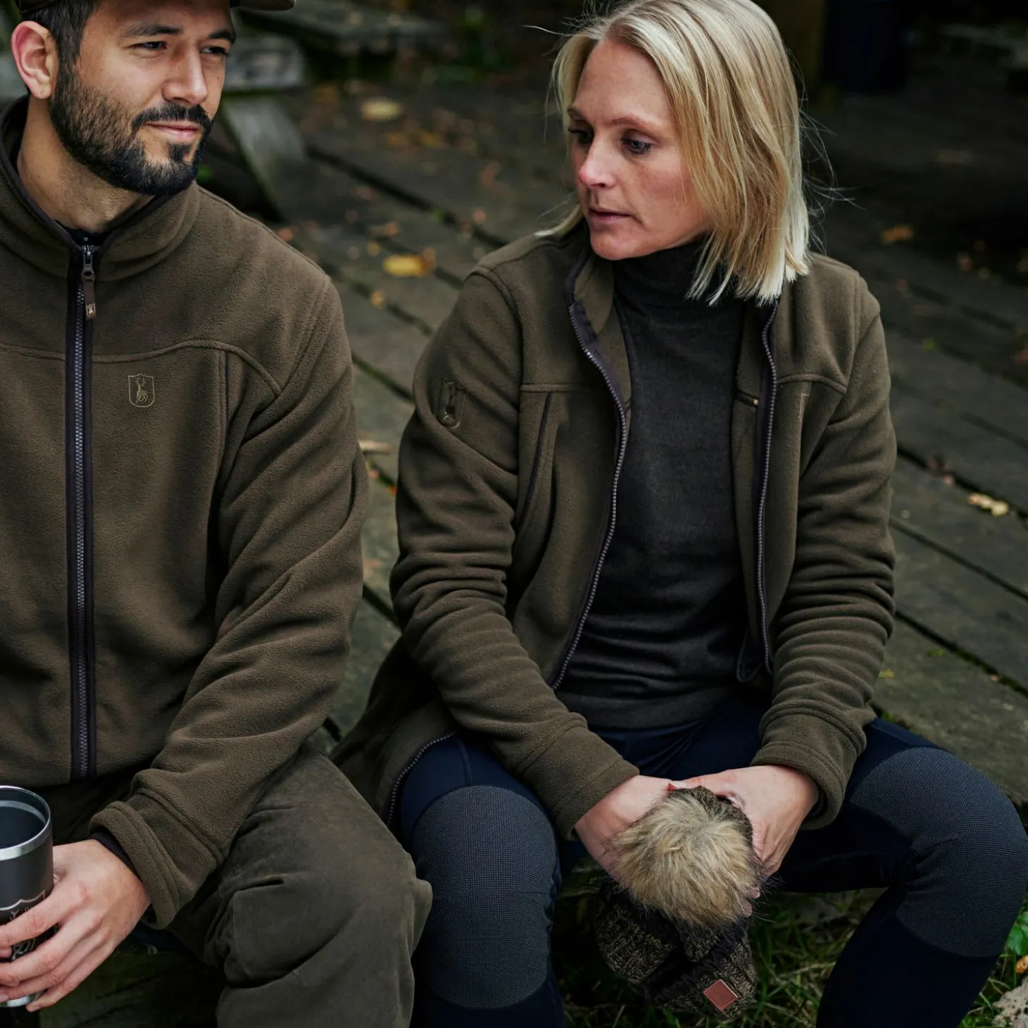 Deerhunter Lady Eagle Fleecejacke Damen (Tarmac Green)