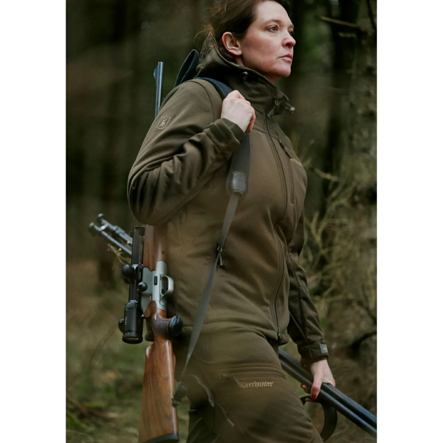 Deerhunter Lady Excape Softshell Hose Damen (Art Green)