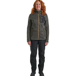 Deerhunter Lady Sarek Strickjacke Damen (Dark Grey Melange)