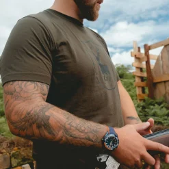 Deerhunter Logo T-Shirt Herren (Fallen Leaf)