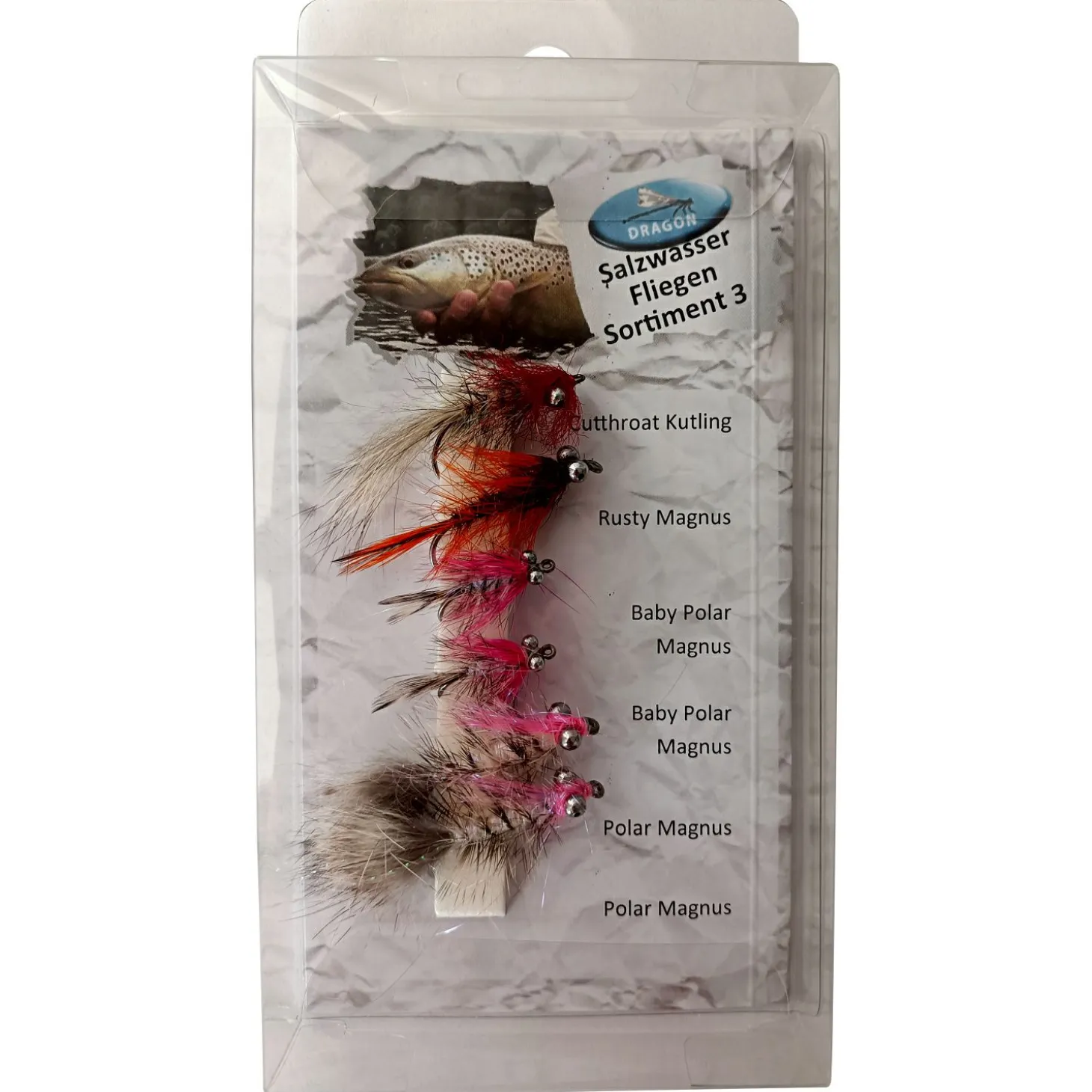 Dragon Salzwasser-Fliegensortiment (Ausführung 3)