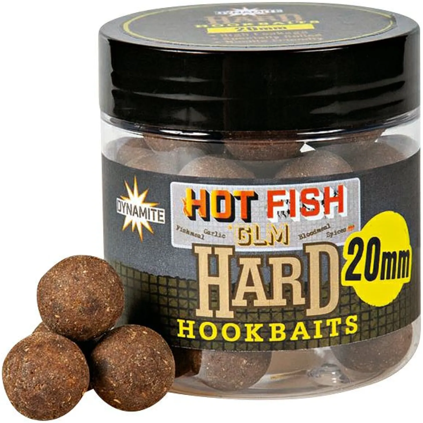 Dynamite Hard Hookbaits (Hot Fish & GLM)